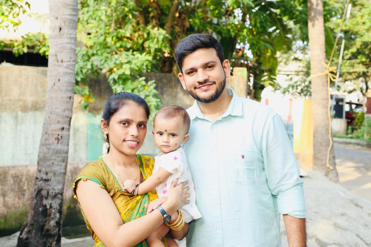The family at the heart of NS Products in the supplied outdoor photograph